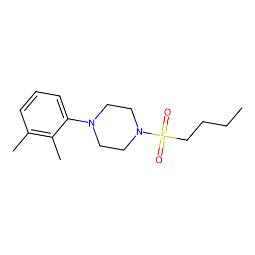 1-Butylsulfonyl-4-(2,3-dimethylphenyl)piperazine structure
