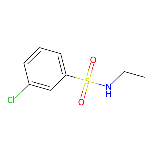 3-chloro-N-ethylbenzene-1-sulfonamide structure