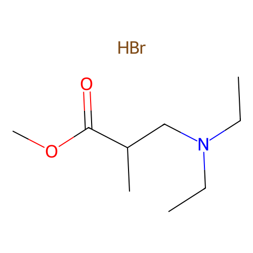Methyl 3-(diethylamino)-2-methylpropanoate--hydrogen bromide (1/1) structure