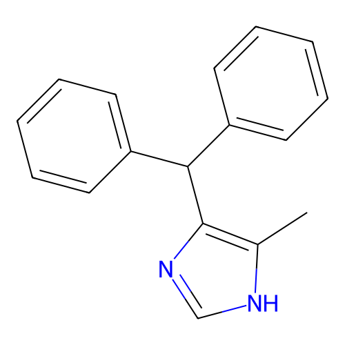 4-Benzhydryl-5-methyl-1H-imidazole structure