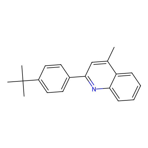2-(4-Tert-butylphenyl)-4-methylquinoline structure