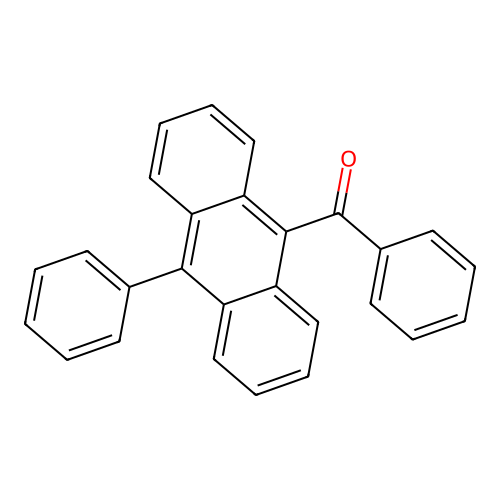 Phenyl(10-phenylanthracen-9-yl)methanone structure