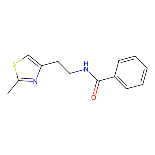 N-[2-(2-methyl-1,3-thiazol-4-yl)ethyl]benzamide structure