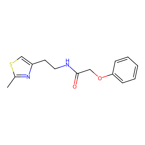 N-(2-(2-methylthiazol-4-yl)ethyl)-2-phenoxyacetamide structure