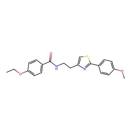 4-ethoxy-N-(2-(2-(4-methoxyphenyl)thiazol-4-yl)ethyl)benzamide structure