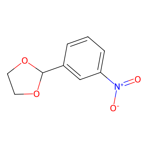 2-(3-Nitrophenyl)-1,3-dioxolane structure