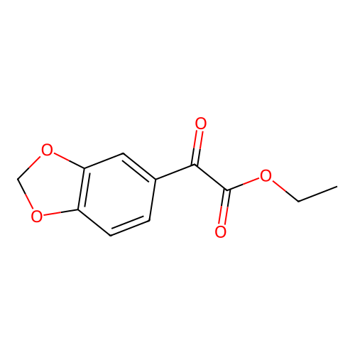 Ethyl 2-(benzo[d][1,3]dioxol-5-yl)-2-oxoacetate structure