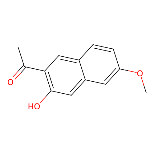1-(3-Hydroxy-6-methoxynaphthalen-2-yl)ethanone structure