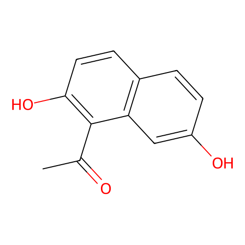 1-(2,7-Dihydroxynaphthalen-1-yl)ethanone structure