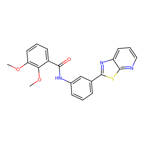 2,3-dimethoxy-N-(3-(thiazolo[5,4-b]pyridin-2-yl)phenyl)benzamide structure