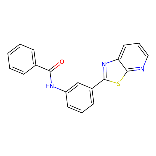 N-(3-(thiazolo[5,4-b]pyridin-2-yl)phenyl)benzamide structure