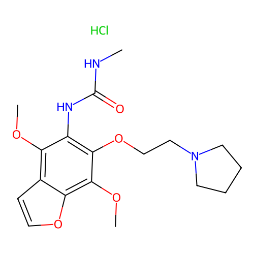 Carocainide hydrochloride structure