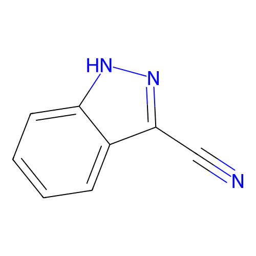 1H-吲唑-3-甲腈 structure