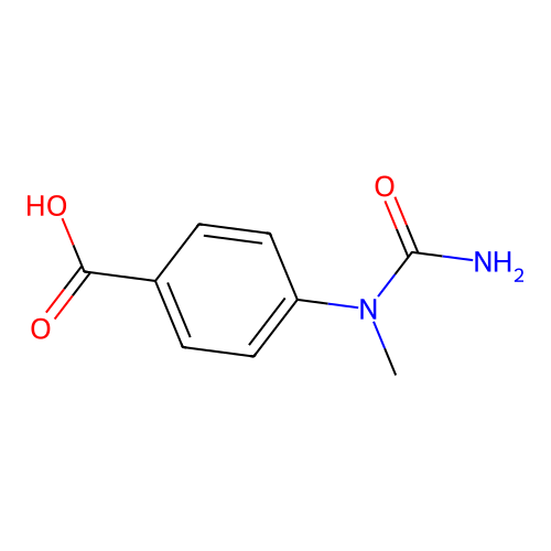 4-[Carbamoyl(methyl)amino]benzoic acid structure