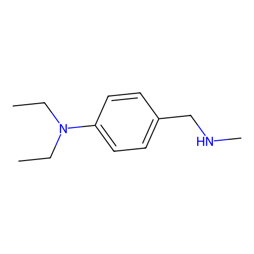N,N-diethyl-4-[(methylamino)methyl]aniline structure
