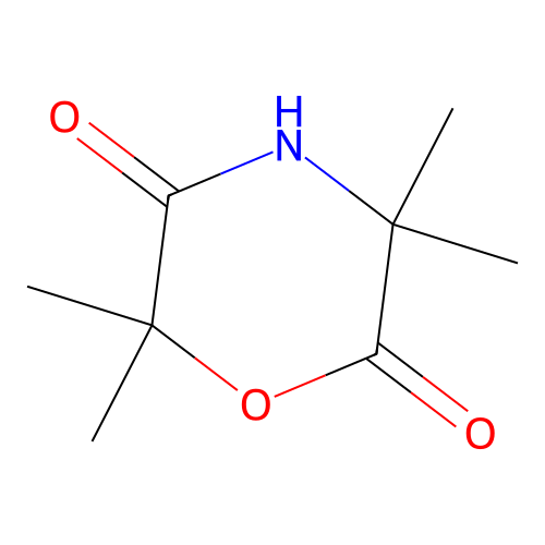 3,3,6,6-Tetramethylmorpholine-2,5-dione structure