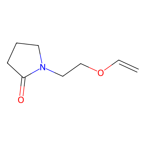 1-[2-(Ethenyloxy)ethyl]pyrrolidin-2-one structure