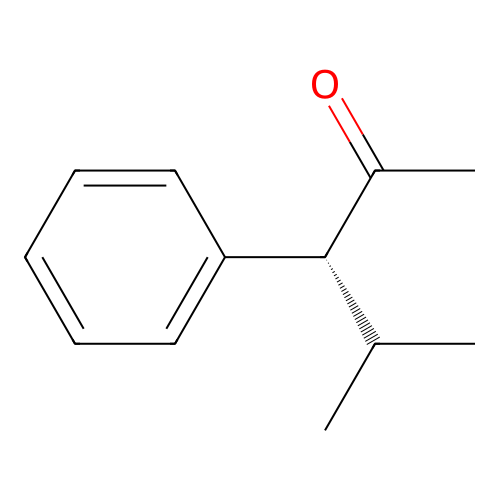 (3R)-4-methyl-3-phenylpentan-2-one structure