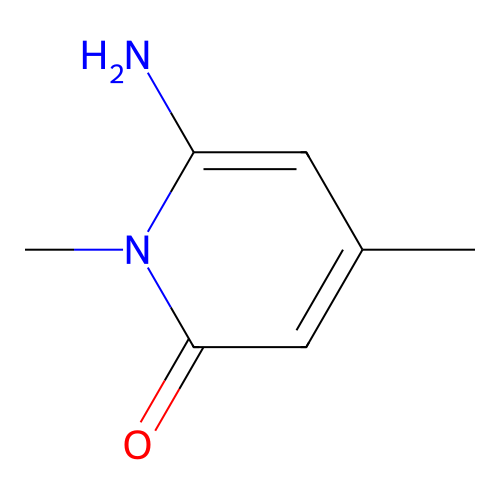 6-amino-1,4-dimethylpyridin-2(1H)-one structure