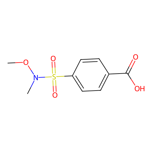 4-[Methoxy(methyl)sulfamoyl]benzoic acid structure