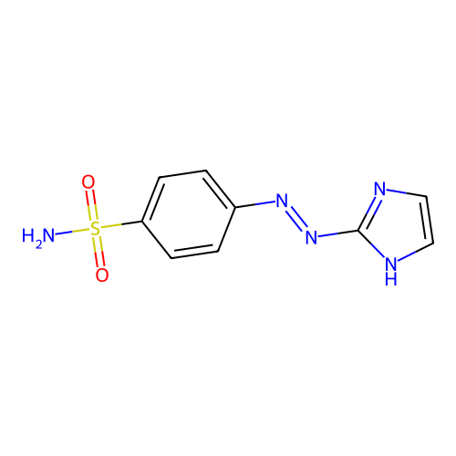 4-(2-Imidazol-2-ylidenehydrazinyl)benzenesulfonamide structure