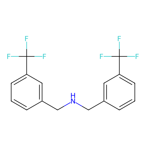 3-(Trifluoromethyl)-N-((3-(trifluoromethyl)phenyl)methyl)benzenemethanamine structure