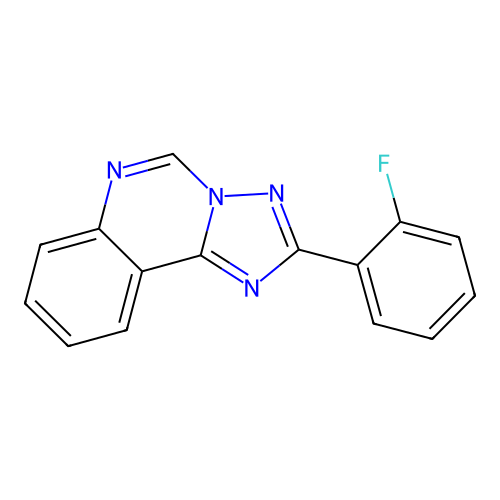 2-(2-Fluorophenyl)[1,2,4]triazolo[1,5-c]quinazoline structure