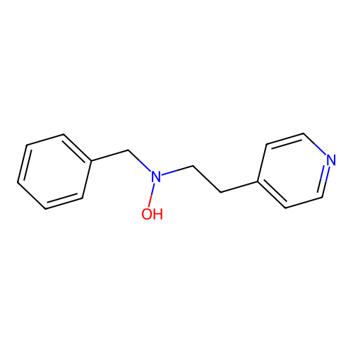 4-(2-(Benzyl(hydroxy)amino)ethyl)pyridine structure
