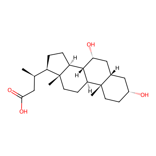 Norchenodeoxycholic acid structure