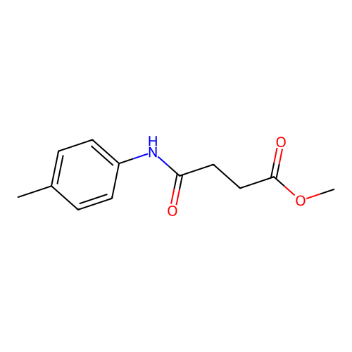 Butanoic acid, 4-[(4-methylphenyl)amino]-4-oxo-, methyl ester structure