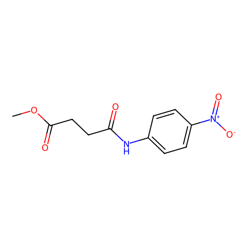 Methyl 4-(4-nitroanilino)-4-oxobutanoate structure