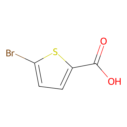 5-Bromothiophene-2-carboxylic acid structure