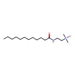 Dodecanamide, N-(2-(dimethyloxidoamino)ethyl)- structure