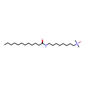 Dodecanamide, N-(8-(dimethyloxidoamino)octyl)- structure