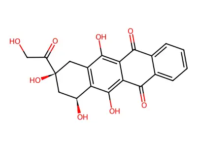4-Demethoxydoxorubicinone structure