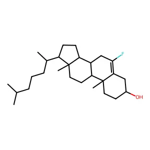 6-Fluorocholesterol structure