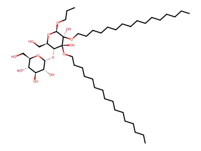 1,2-dihexadecyl-3-O-beta-maltosylglycerol structure