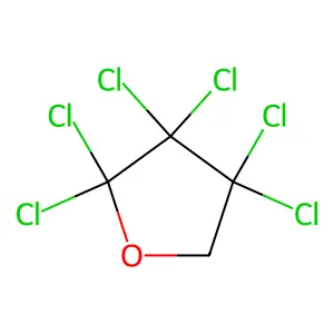 2,2,3,3,4,4-Hexachlorooxolane structure