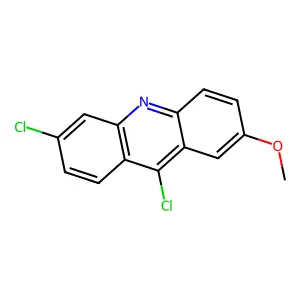 3,9-Dichloro-7-methoxyacridine structure