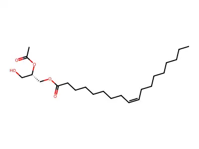 1-油酰-2-乙酰-sn-甘油 structure