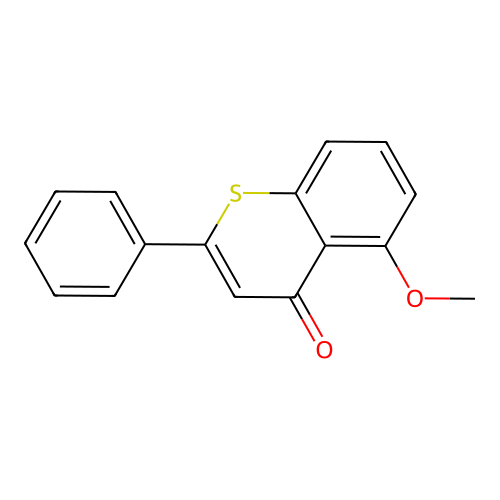 5-Methoxy-2-phenylthiochromen-4-one structure