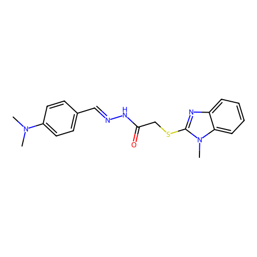 C19H21N5OS structure