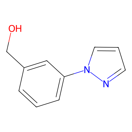 3-(1H-Pyrazol-1-yl)benzyl alcohol structure