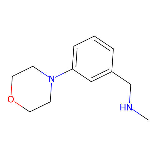 N-Methyl-N-(3-morpholin-4-ylbenzyl)amine structure