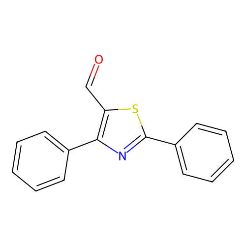2,4-Diphenyl-1,3-thiazole-5-carbaldehyde structure