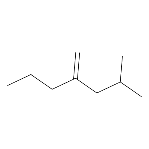 1-Pentene, 4-methyl-2-propyl structure