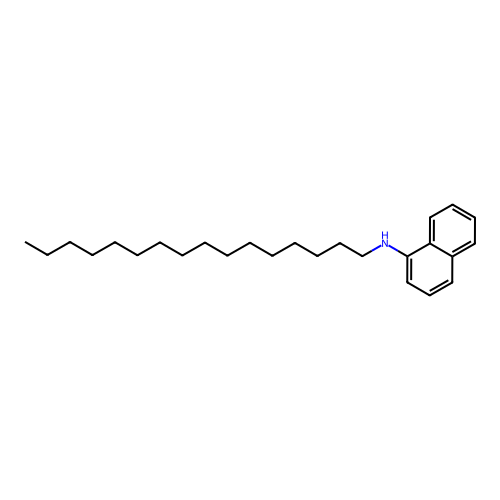 N-(1-萘基)十六胺 structure
