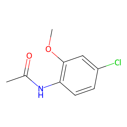 N-(4-氯-2-甲氧基苯基)乙酰胺 structure
