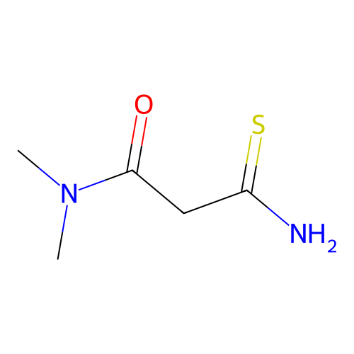 3-amino-N,N-dimethyl-3-thioxopropanamide structure