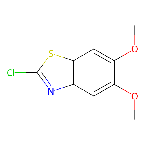 2-Chloro-5,6-dimethoxy-1,3-benzothiazole structure